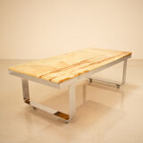 Onyx coffee table 70's marble