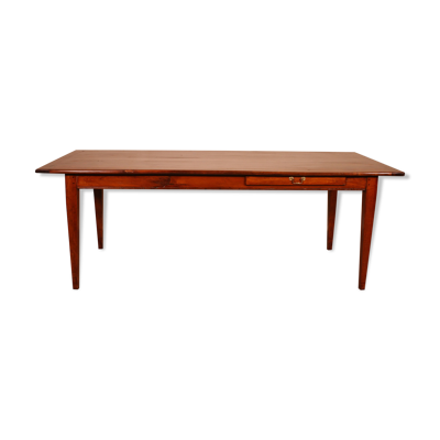 Table de réfectoire en cerisier, 19° siècle