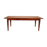 19th Century Refectorial Table in Cherry Wood with a width of 92cm