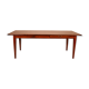 19th Century Refectorial Table in Cherry Wood with a width of 92cm
