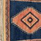 Taznakht blue moroccan wool runner rug