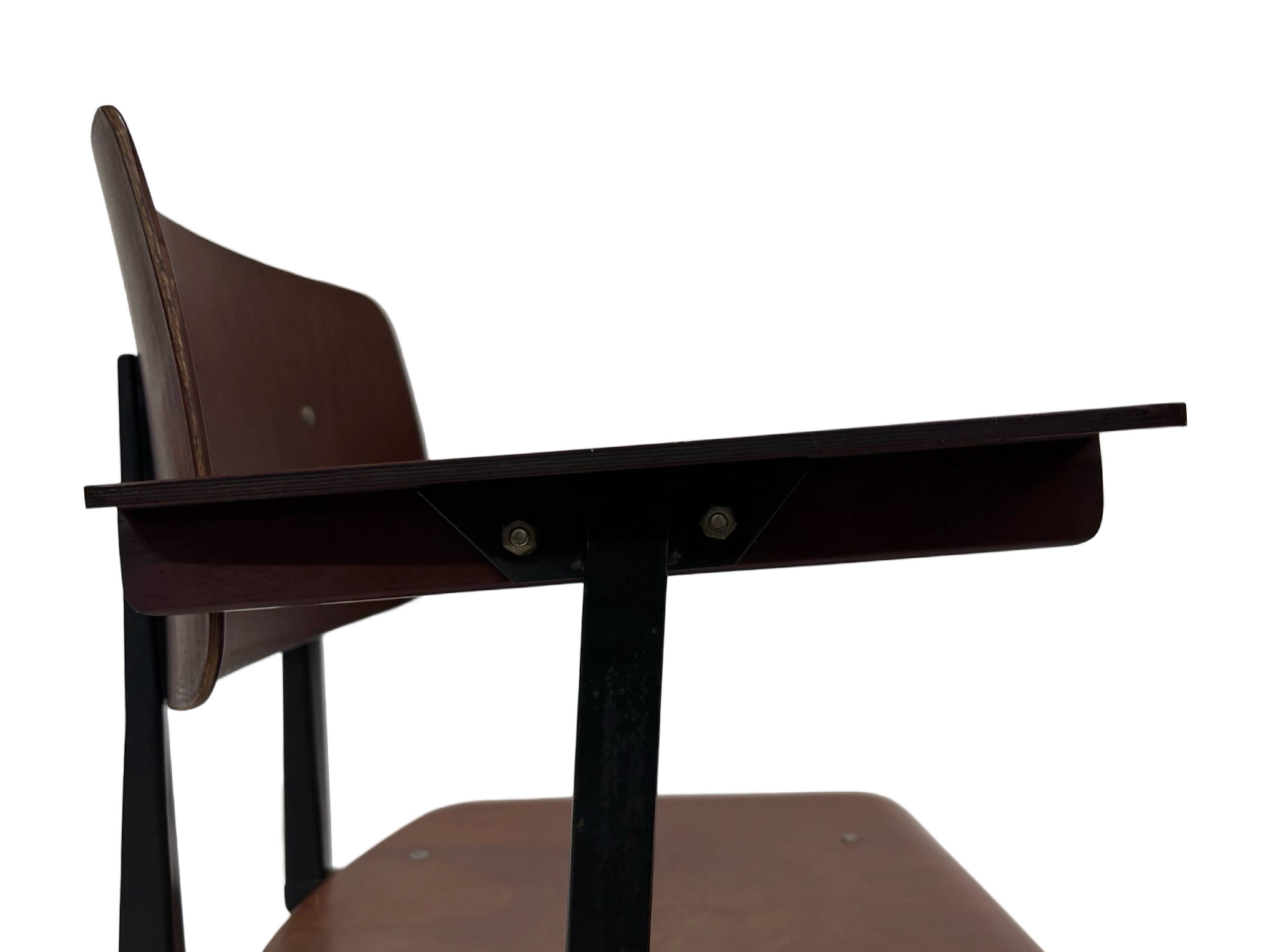 Vintage Galvanitas S16 chair with armrests, 1960 Netherlands Design