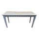 Banquette - Banc de piano peinte en cannage