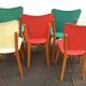 Lot de 5 chaises + 1 gratuite Années 60