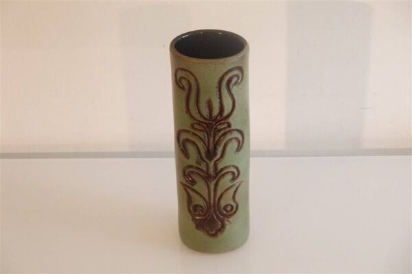 Vase rouleau en ceramique de jean varoqueux 1960