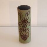 Ceramic roller vase by Jean Varoqueux, 1960