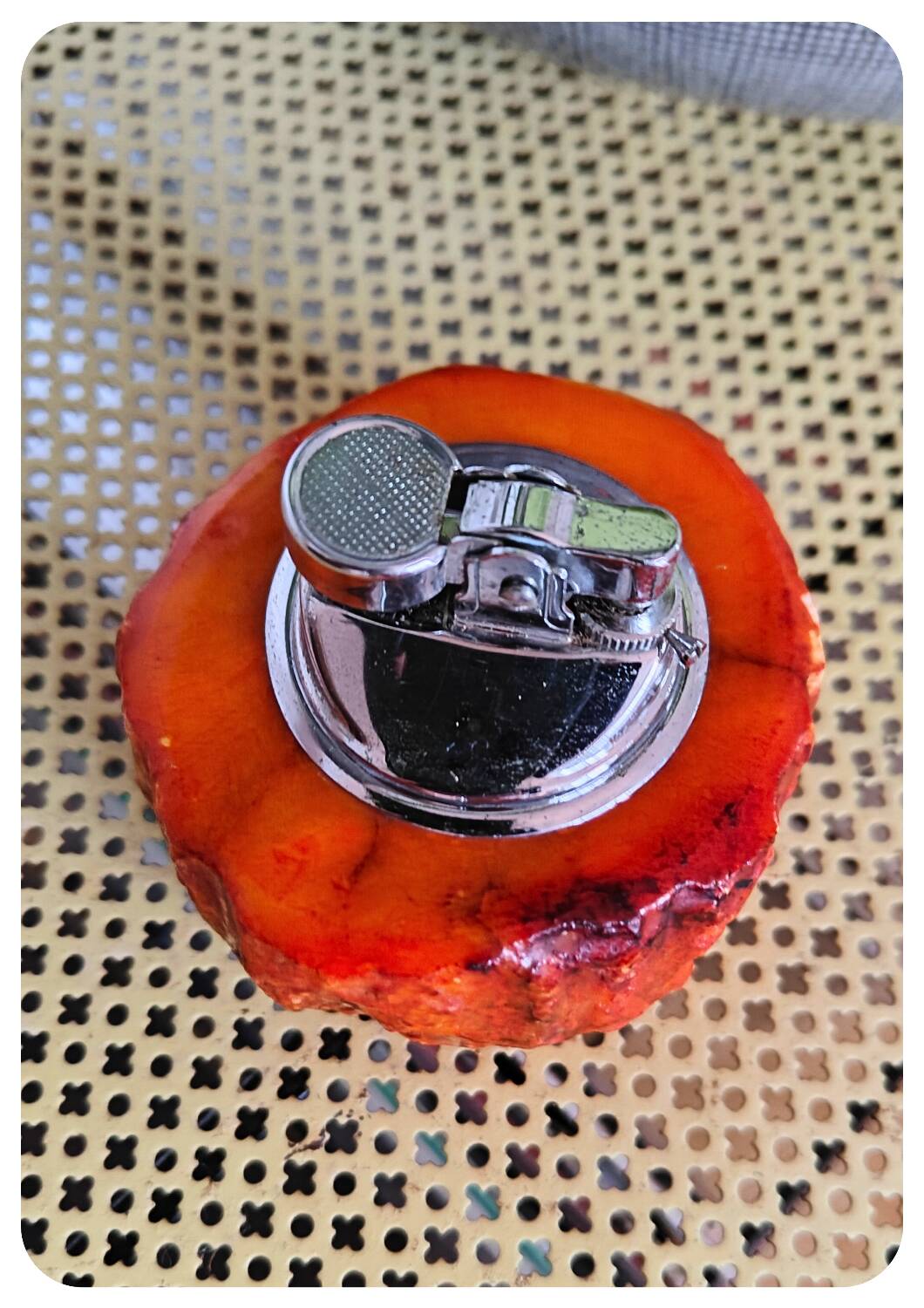 Briquet de table rouge Romano Bianchi