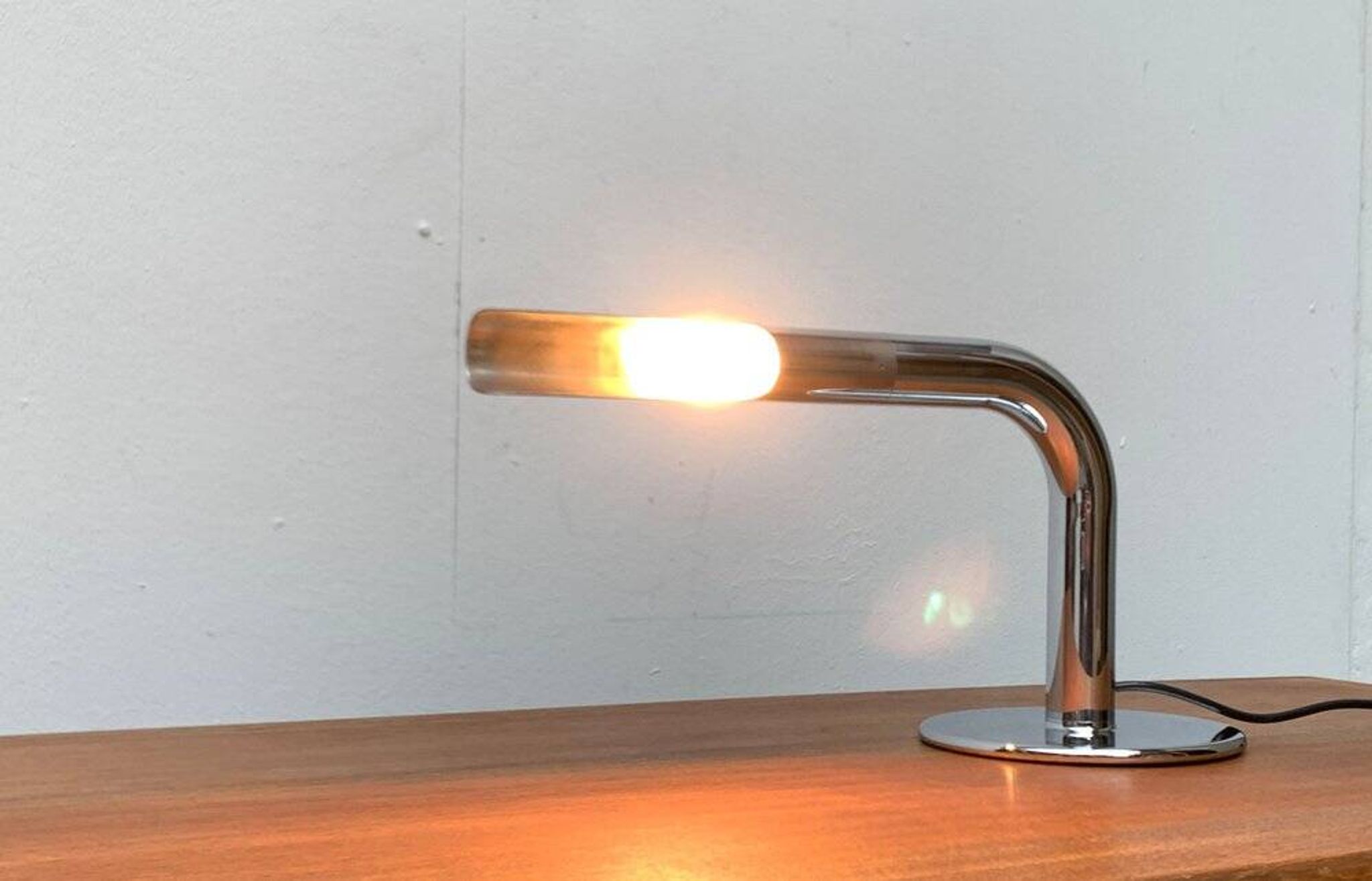 Gulp Minimalist Table Lamp from the Mid-Century by Ingo Maurer for M-Design, Germany, 1960s