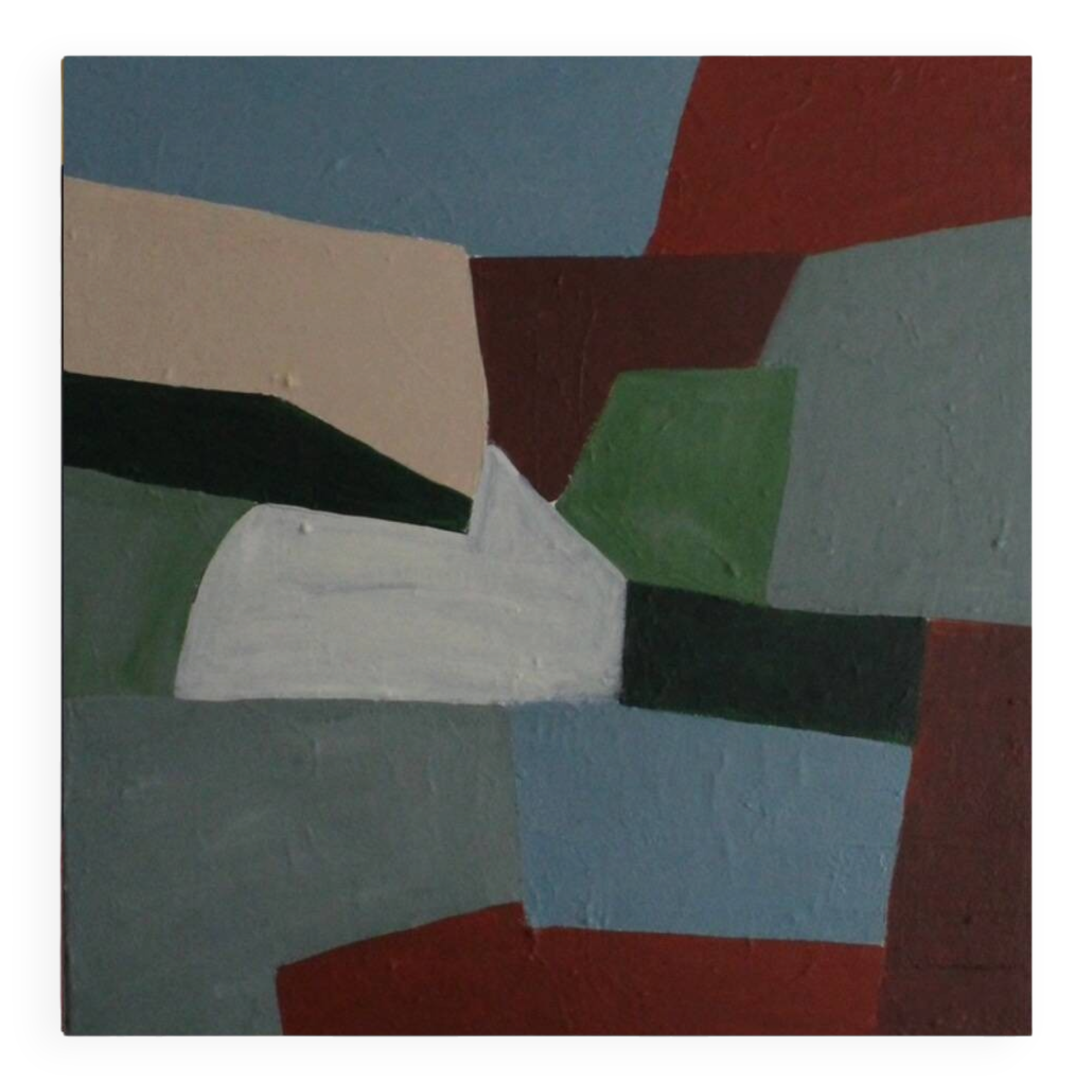 Canvas painting "Traces of Silence" by Bodasca