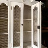 2-part ecru wooden dresser