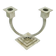 CK7 Art Deco Two-Arm Candle Holder