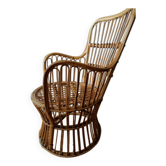 Rattan armchair