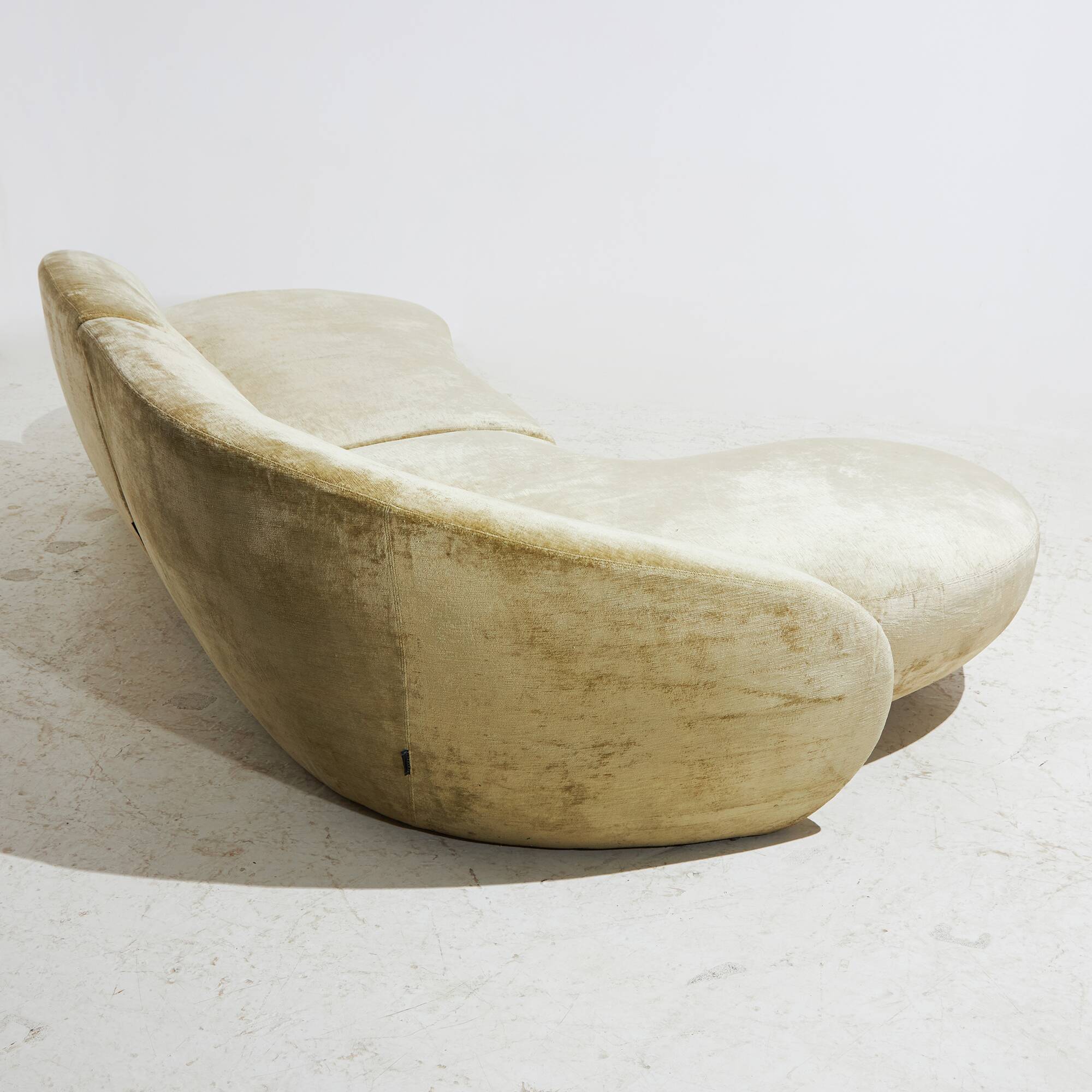 Velvet Sofa by Roberto Lazzeroni for IPE Cavalli, 1990s (MK9432)