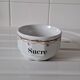 Sucrier guirlande de roses Apilco
