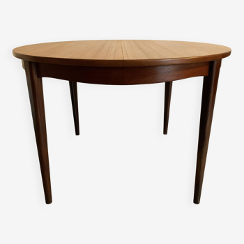 Table NF type scandinave vintage en teck des années 50