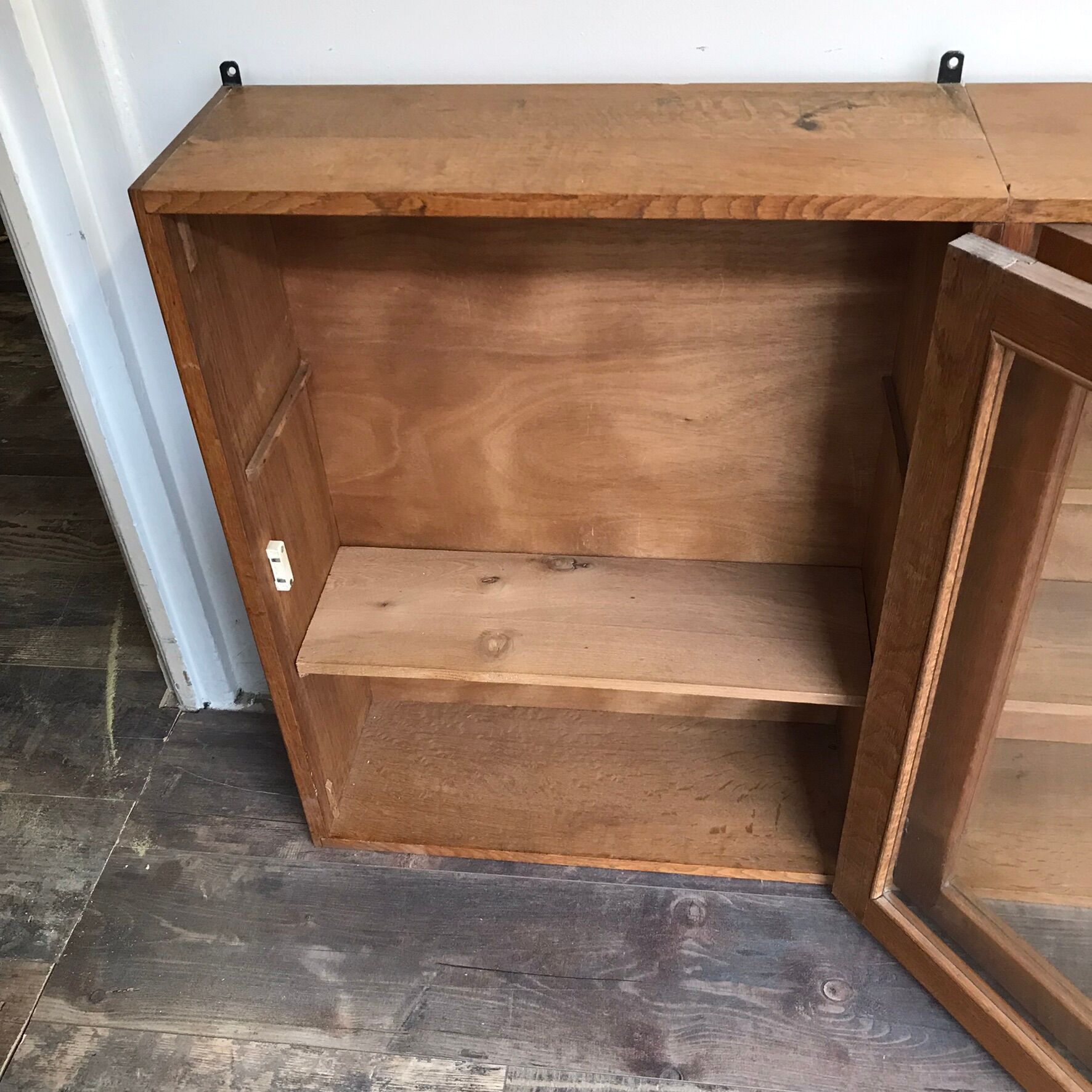 Vintage wall display case