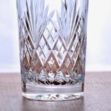 6 large mouth-blown Montbronn crystal glasses from the "Blois" collection