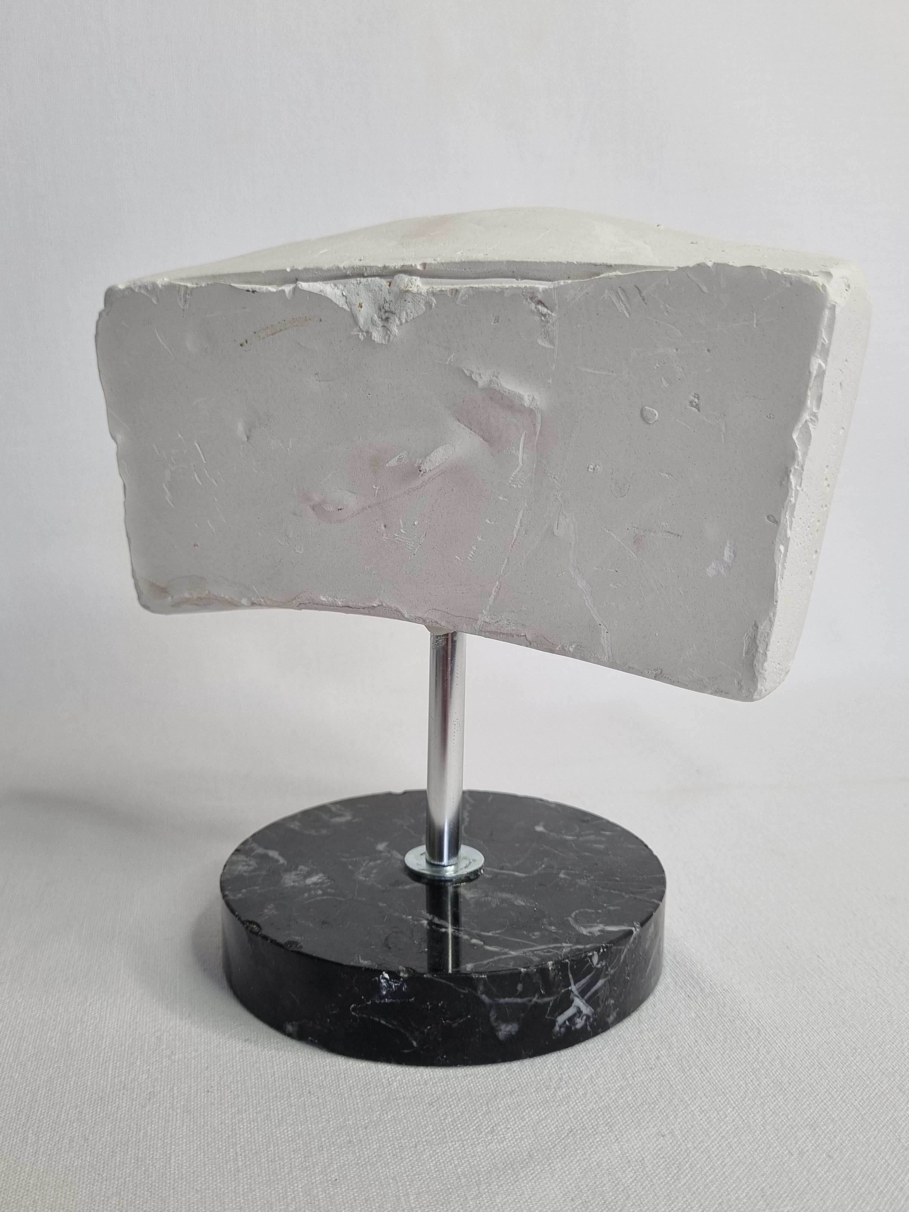 Lips of Michelangelo's "David", after Brucciani, on base, 17 cm