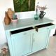 Buffet parisien vert mint