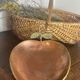 Brass and copper apple catchall