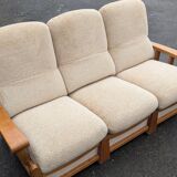 Canapé convertible Maison Regain en orme massif