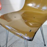 6 chaises pagholz vintage années 70