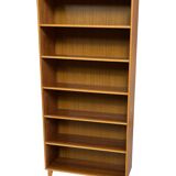 Vintage large teak bookcase Danish design 60s