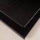 Cidue Mid Century Italian Black Lacquer, Mirror and Glass Coffee Table 1970