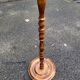 Lampadaire vintage France en bois massif sculpté