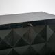 Ebonized brutalist bar cabinet by J. Batenburg for MI Belgium, 1960s