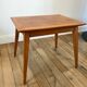 Table basse scandinave en bois années 50-60