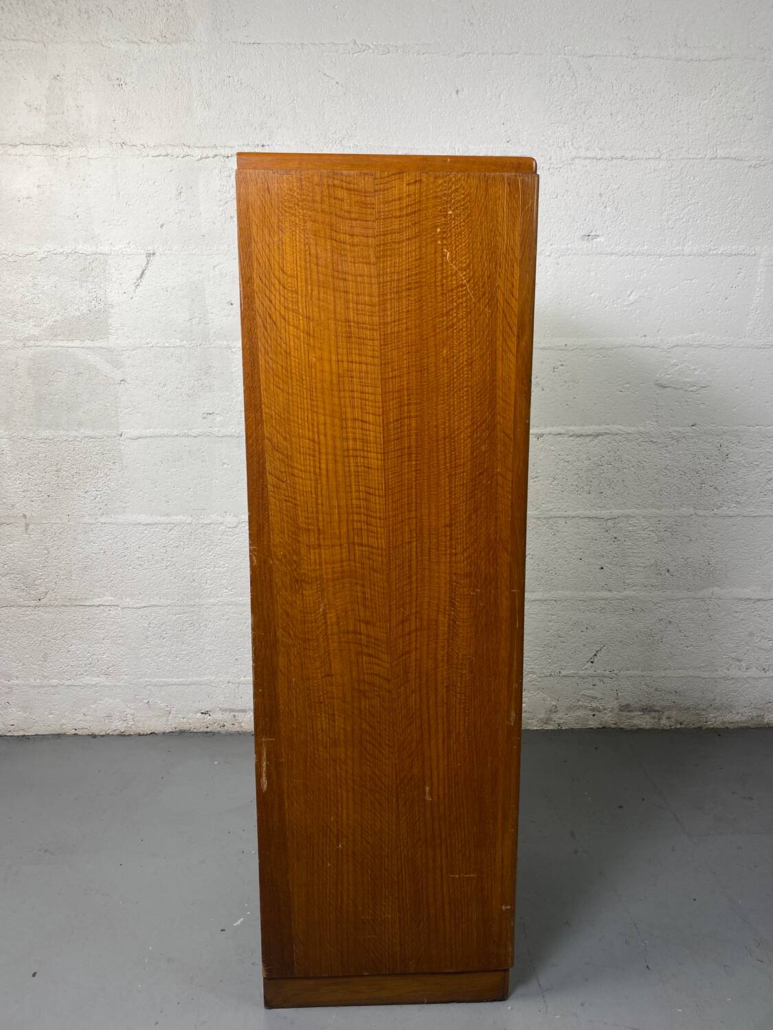 Vintage curtain file cabinet