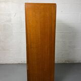 Vintage curtain file cabinet