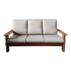 Three-seater canapé from the 1950s in elm.