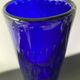 Vintage Scandinavian cobalt blue bubble glass vase from the brand.