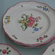 12 old St Amand flat plates 1713
