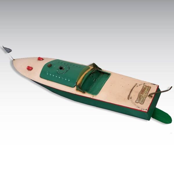 Jouet ancien, canot Hornby (Meccano, Dinky Toys) Mouette