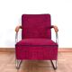 Functionalist armchair, restored, Czechoslovakia