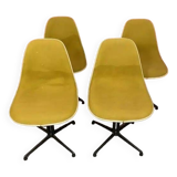 Series of 4 “La Fonda” chairs by Charles and Ray Eames for Vitra