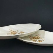 Ensemble de 2 raviers en faïence Salins modèle Digne