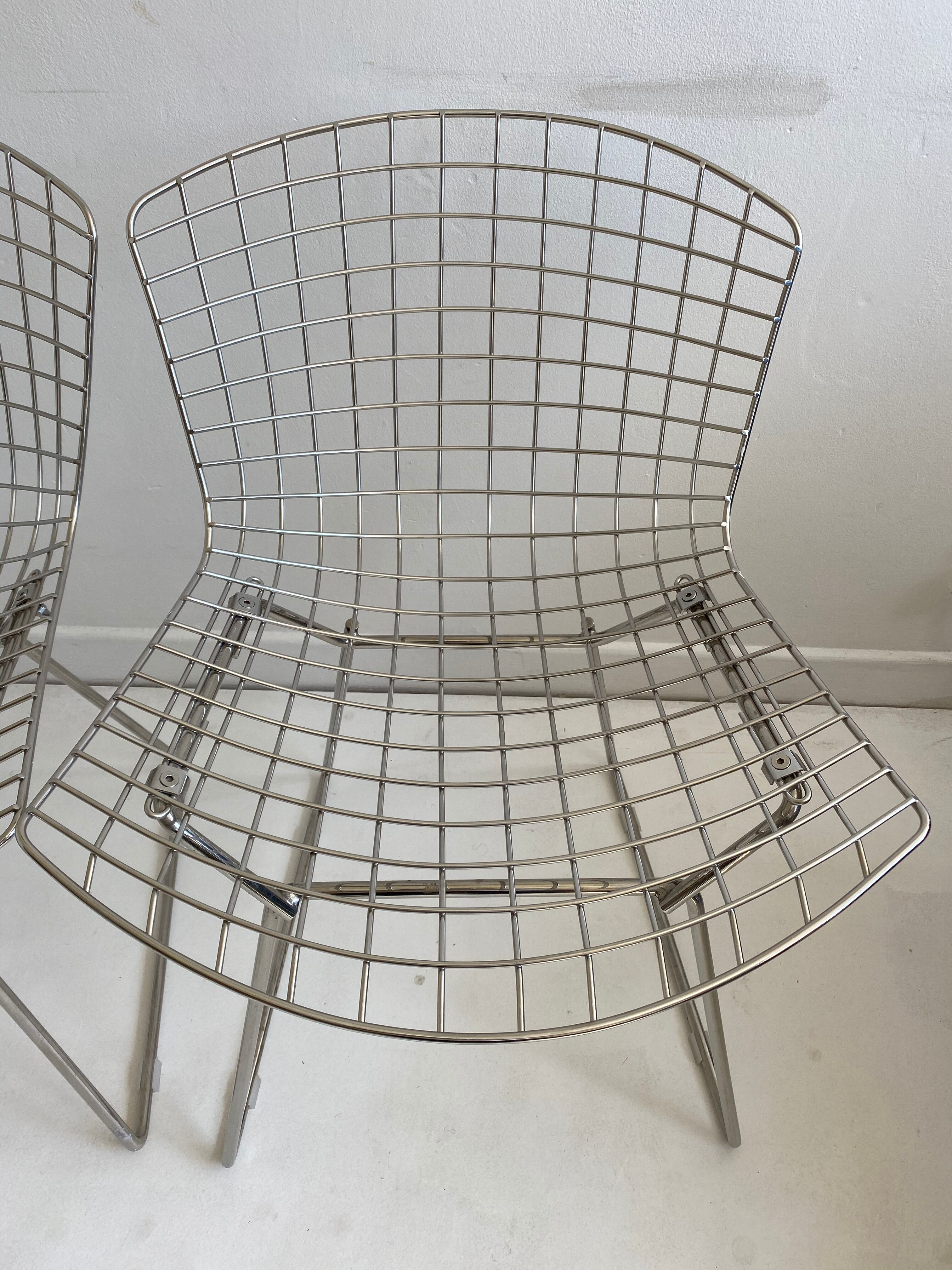 4 chairs by Bertoia Harry for Knoll, 1980