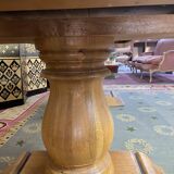 Solid oak monastery farm table