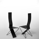 Pair of postmodern chairs, Pietro Arosio