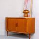 Commode d'Angle Mid-Century en Teck de Dyrlund, Danemark, 1960s