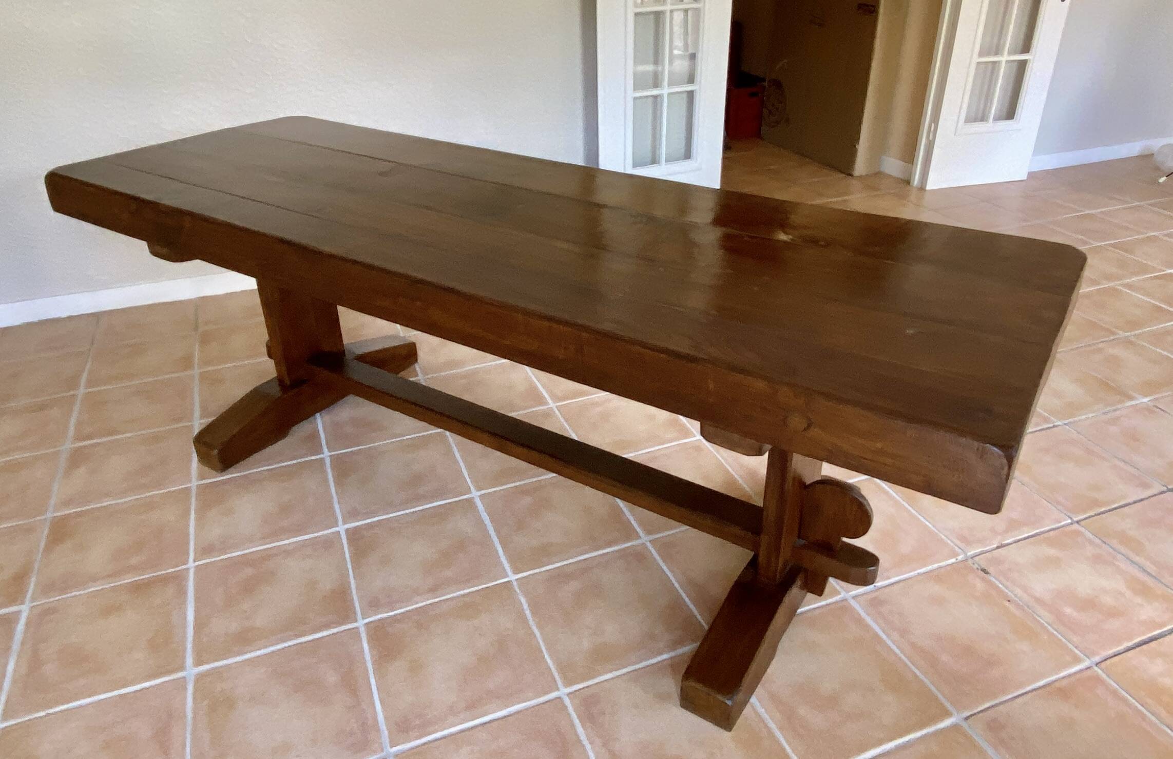 table de ferme chêne massif