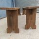 Paire de bancs de ferme