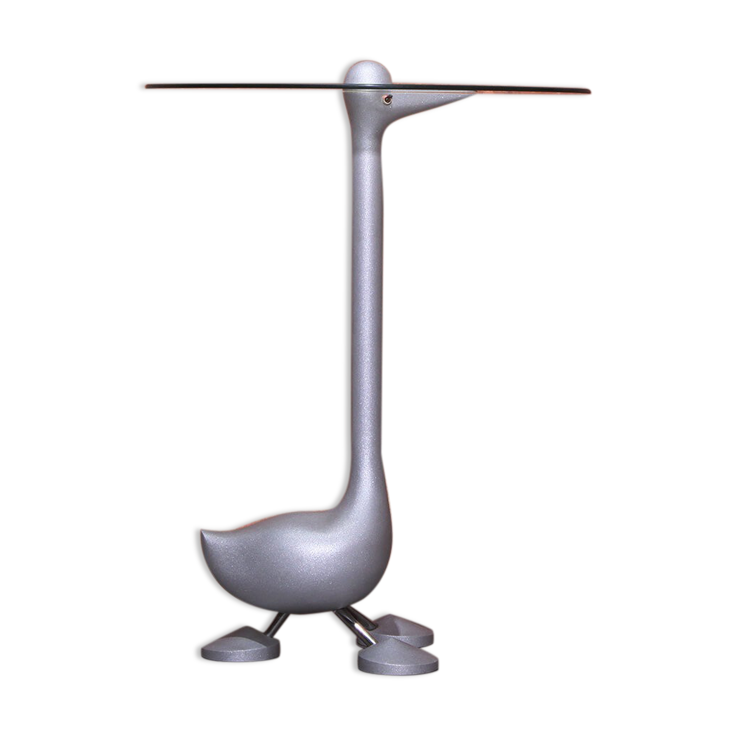 Sirfo Goose side table, Alessandro Mendin For Zabro Zanotta, 1986