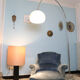 Vintage arc floor lamp, circa 1970