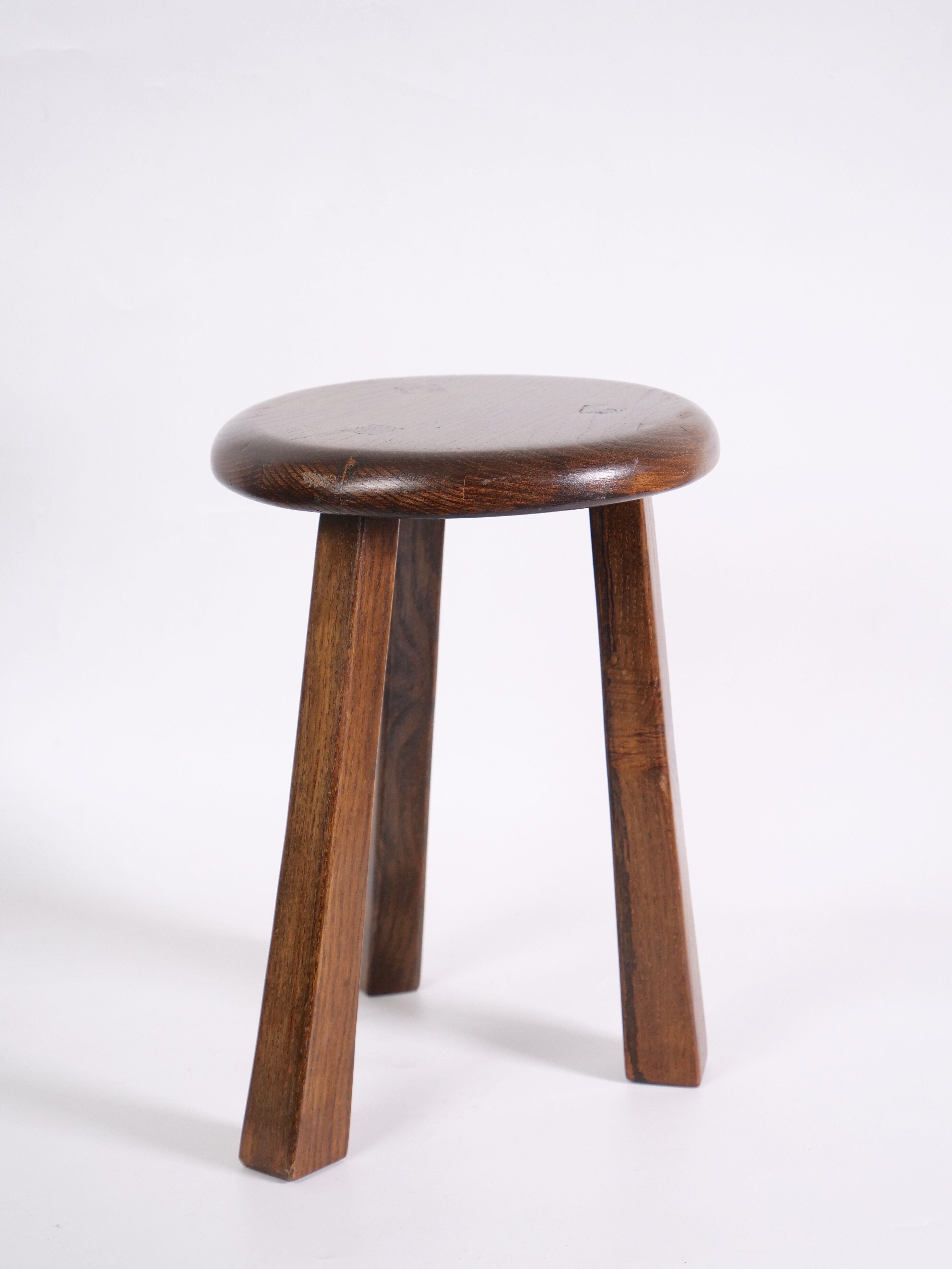 Brutalist tripod stool