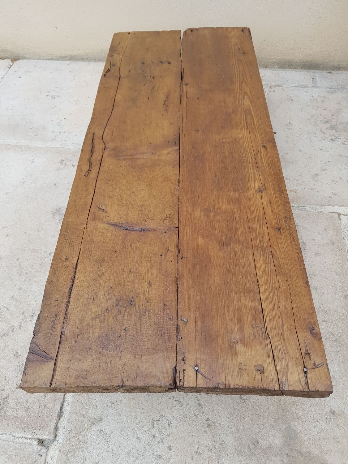 Table basse wabi sabi